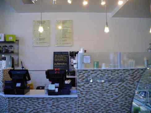 flour + tea 2 - menu + counter