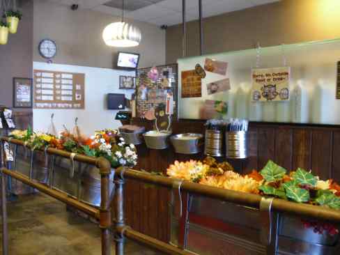 half & half line area