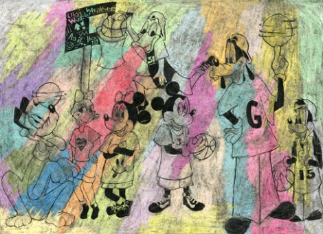 Santos' artwork at age 10